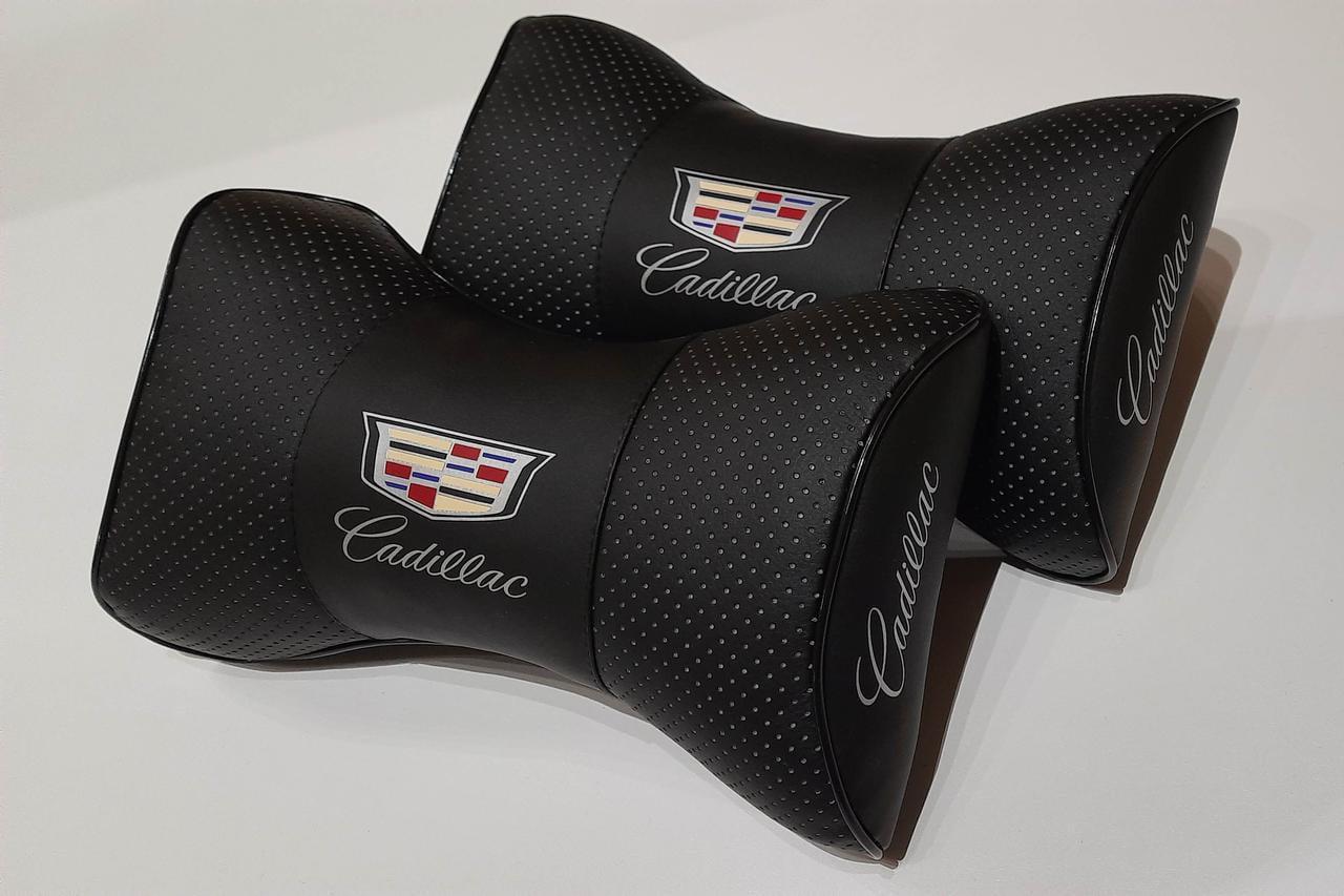 Подушка на подголовник авто Cadillac 2 шт. (00938)