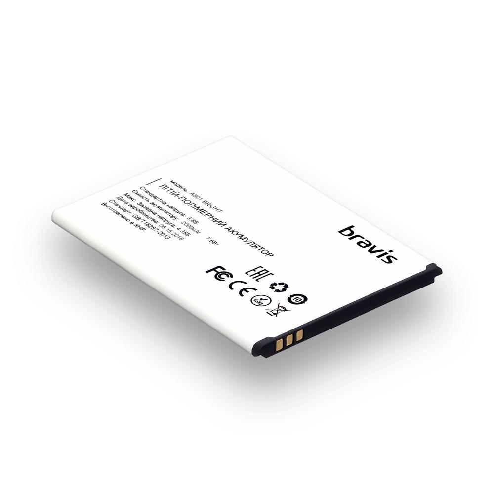 Аккумулятор для Bravis A501 Bright 2000 mAh - фото 3