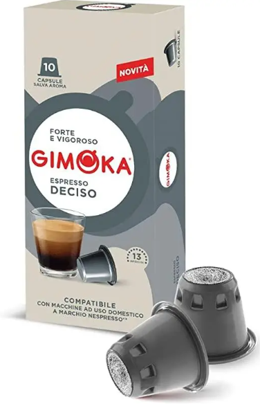 Кофе в капсулах Gimoka Nespresso Deciso 12 10 шт. (е-39)