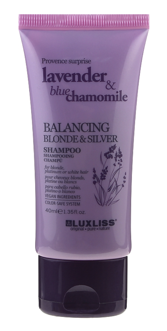 Шампунь для блонда Luxliss Balancing Blonde & Silver Shampoo 40 мл (3328303)