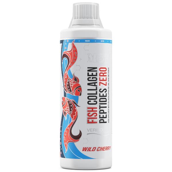 Хондропротектор для спорта MST Nutrition Fish Collagen Peptides Zero 500 мл 20 порций Wild Cherry (000023699)