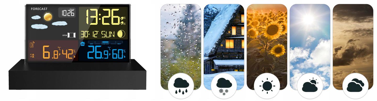 Метеостанция беспроводная домашняя Berdsen BD-912 Черный (391200) - фото 5 Метеостанция беспроводная домашняя Berdsen BD-912 Черный (391200) - фото 5