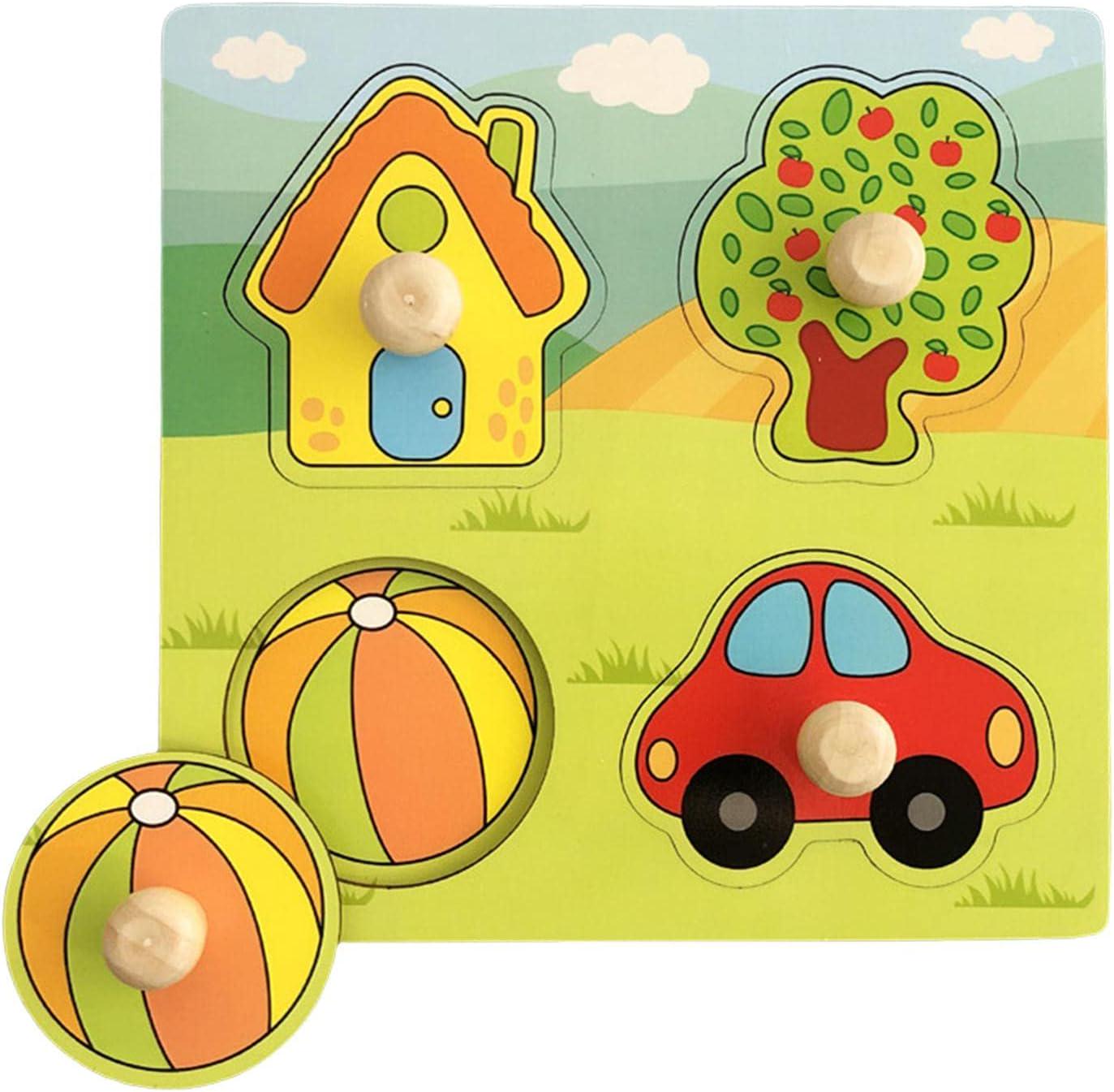 Пазлы деревянные Монтессори Машинка и домик (18762495) Пазлы деревянные Монтессори Машинка и домик (18762495)