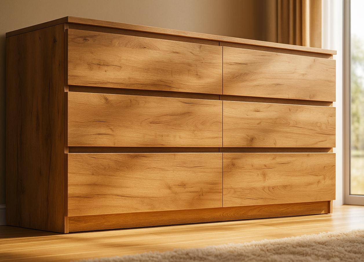 Комод Мастер Форм Брайт 20080 телескопические направляющие 1500х376х730 мм Дуб крафт золотой Комод Мастер Форм Брайт 20080 телескопические направляющие 1500х376х730 мм Дуб крафт золотой