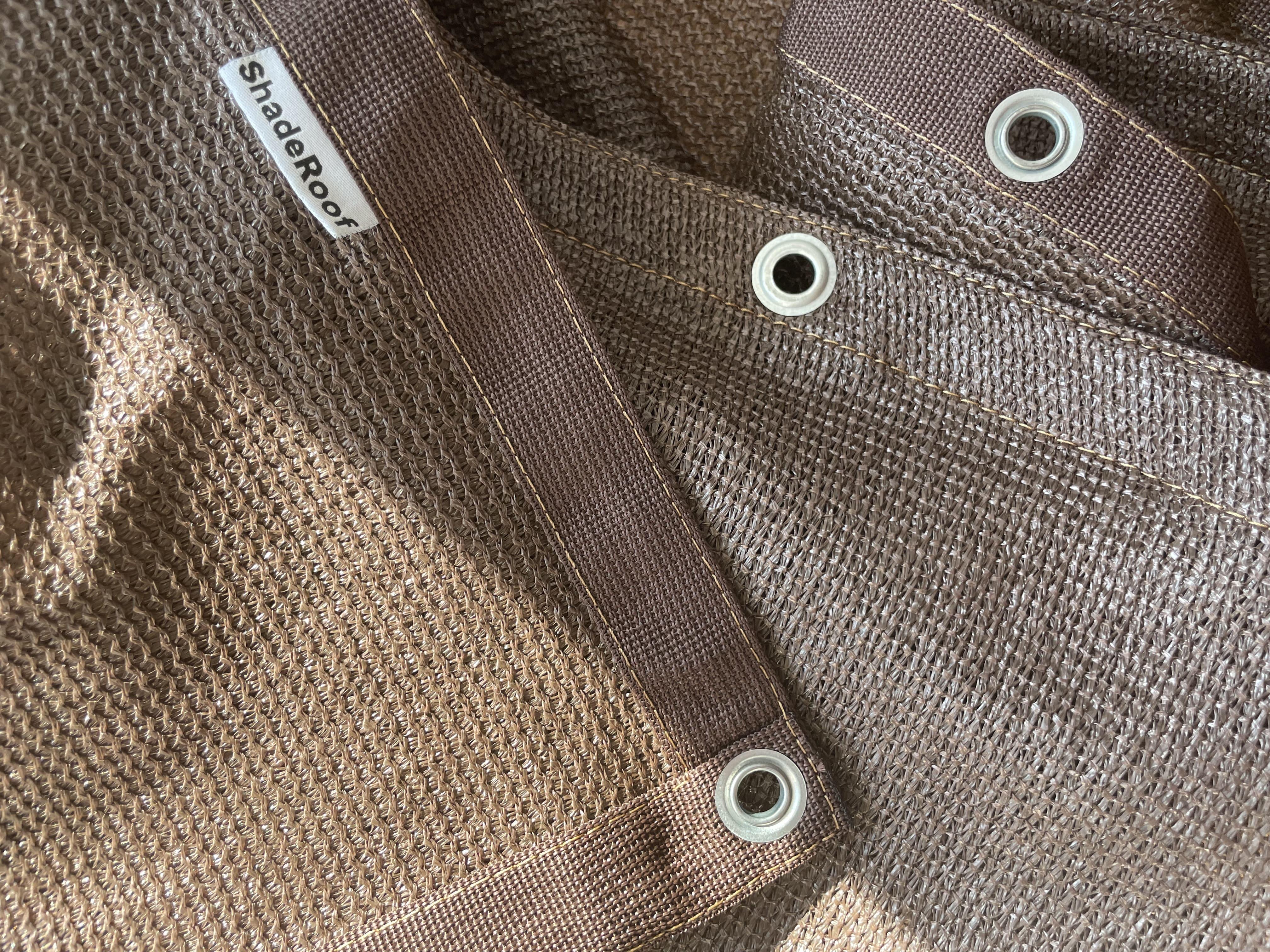 Сетка затененная с люверсами 2х3 м Коричневый