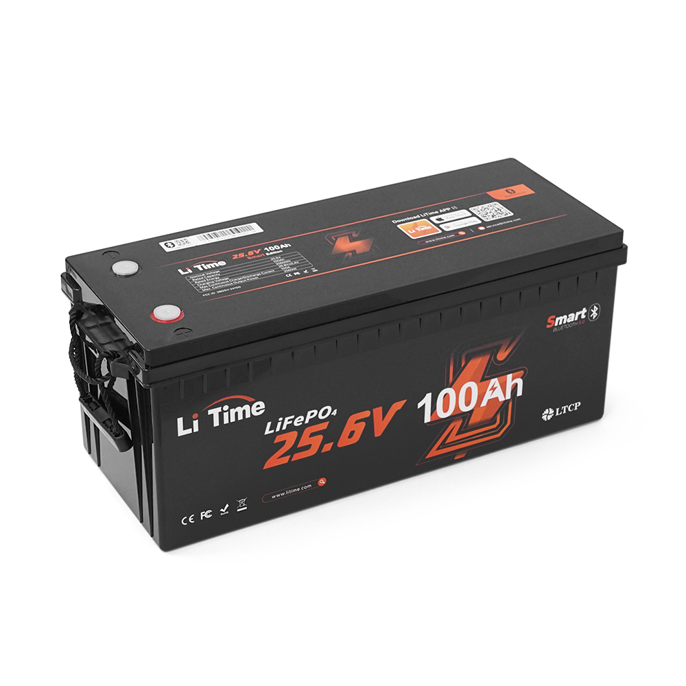 Аккумулятор LiFePO4 LiTime 25,6V 100 Ah BT 2560Wh для солнечных систем (38302)