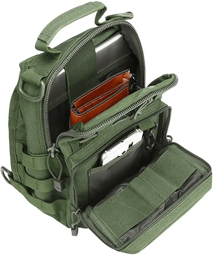 Сумка через плече Nela-Style Molle 13х26х7 см Олива (2008) - фото 4 Сумка через плече Nela-Style Molle 13х26х7 см Олива (2008) - фото 4