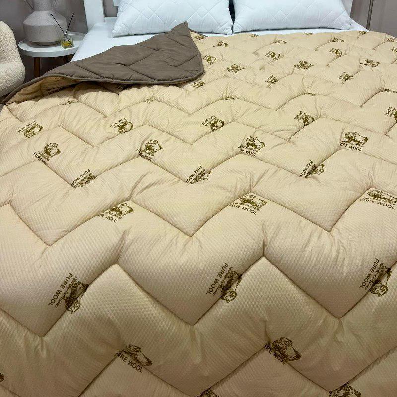 Одеяло всесезонное Pure Wool с искусственной шерстью двухстороннее 180x210 см Кофейный (29415004) - фото 6 Одеяло всесезонное Pure Wool с искусственной шерстью двухстороннее 180x210 см Кофейный (29415004) - фото 6