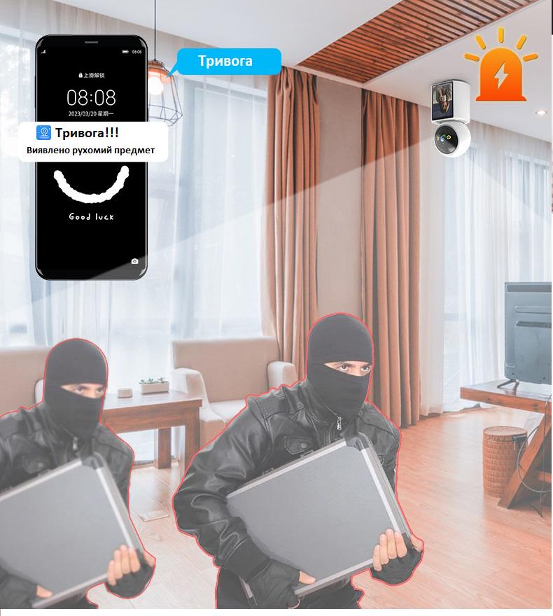 Видеоняня поворотная lnzee B300W Wi-Fi с дисплеем 2,8" 3 МП FHD и датчиком движения - фото 4 Видеоняня поворотная lnzee B300W Wi-Fi с дисплеем 2,8" 3 МП FHD и датчиком движения - фото 4