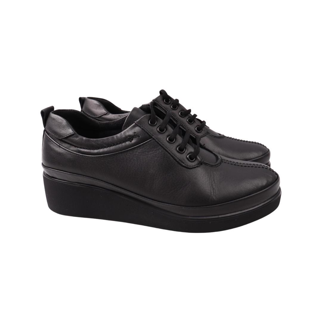 Туфли женские Ripka из кожи р. 37 Черный (69-8/21DTC)