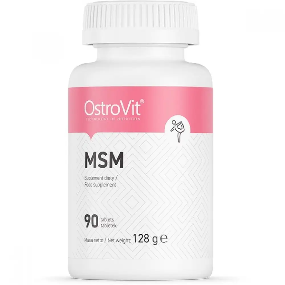 Комплекс Натуральні добавки Сірка МСМ OstroVit MSM 1000 мг 90 таблеток