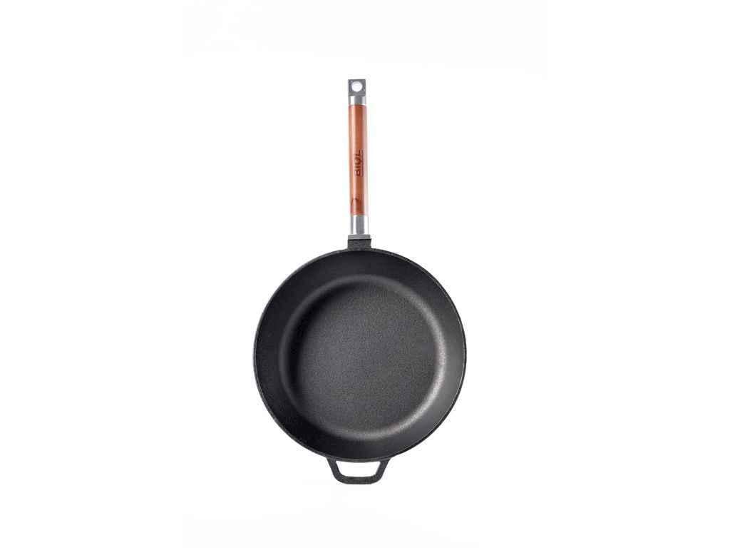 Сковорода чугунная Biol 24 см съемная ручка (1072880)