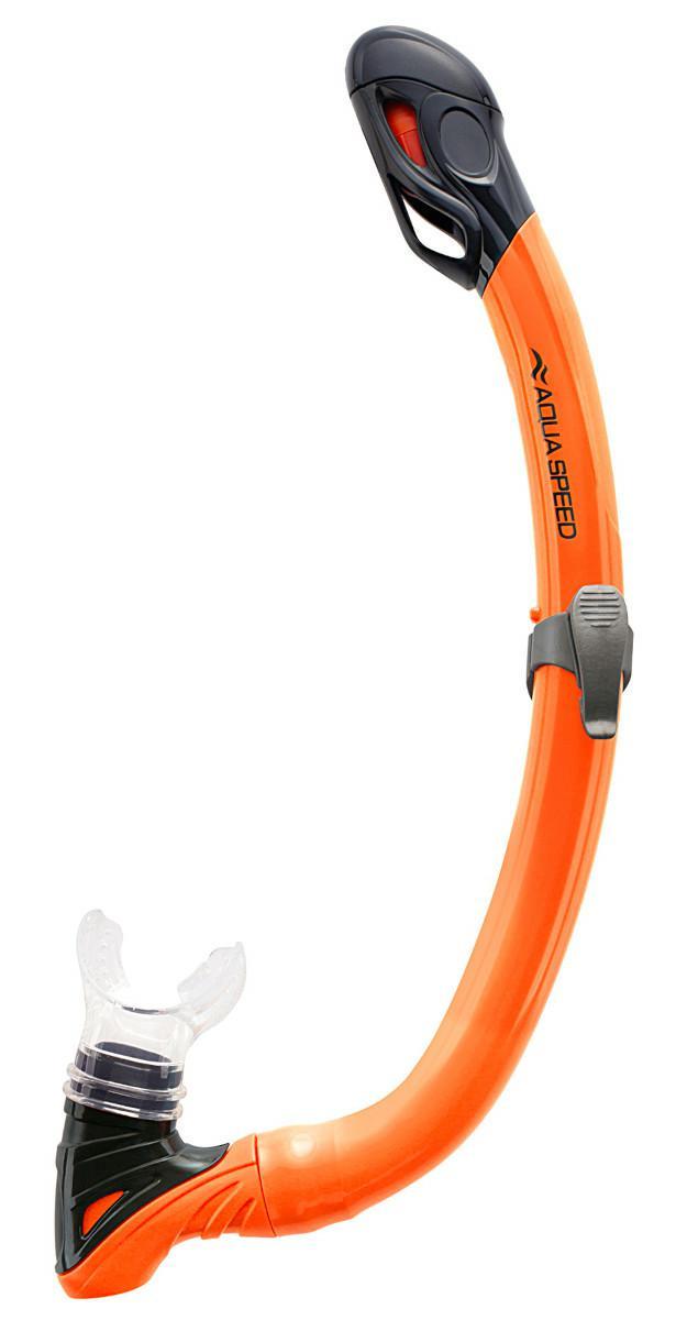 Набор маска и трубка Aqua Speed ALIZE FS + SAMOS 61090 Уни OSFM Оранжевый - фото 4