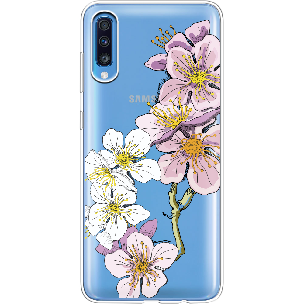 Чохол BoxFace Samsung A705 Galaxy A70 Cherry Blossom Прозорий силікон (36860-cc4-36860) - фото 1