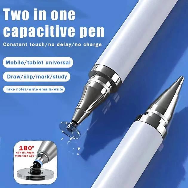 Стилус для малювання двосторонній 2в1 Білий - фото 7 Стилус для малювання двосторонній 2в1 Білий - фото 7