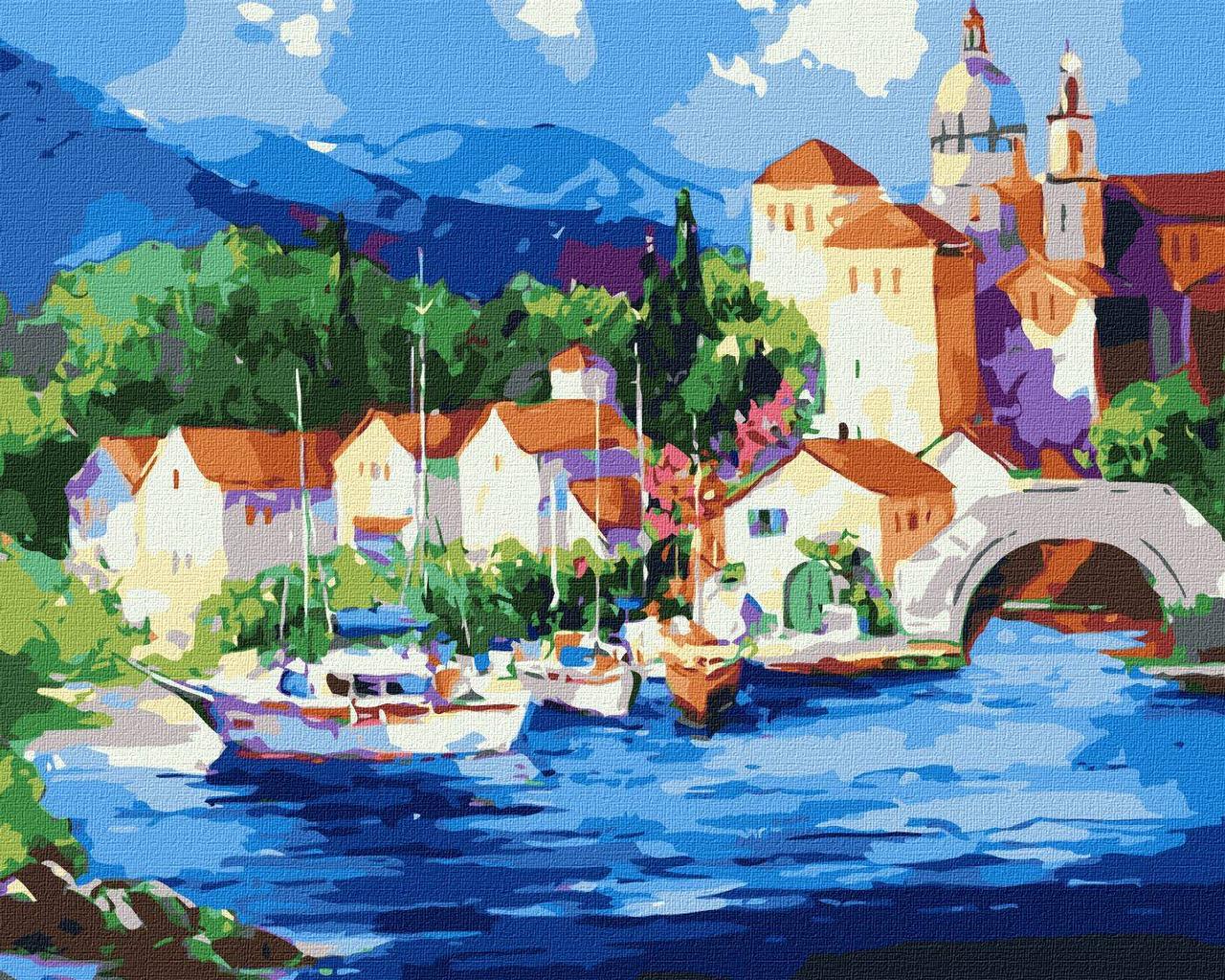 Картина по номерам Ideyka У подножия гор 40х50 см (2824287002)