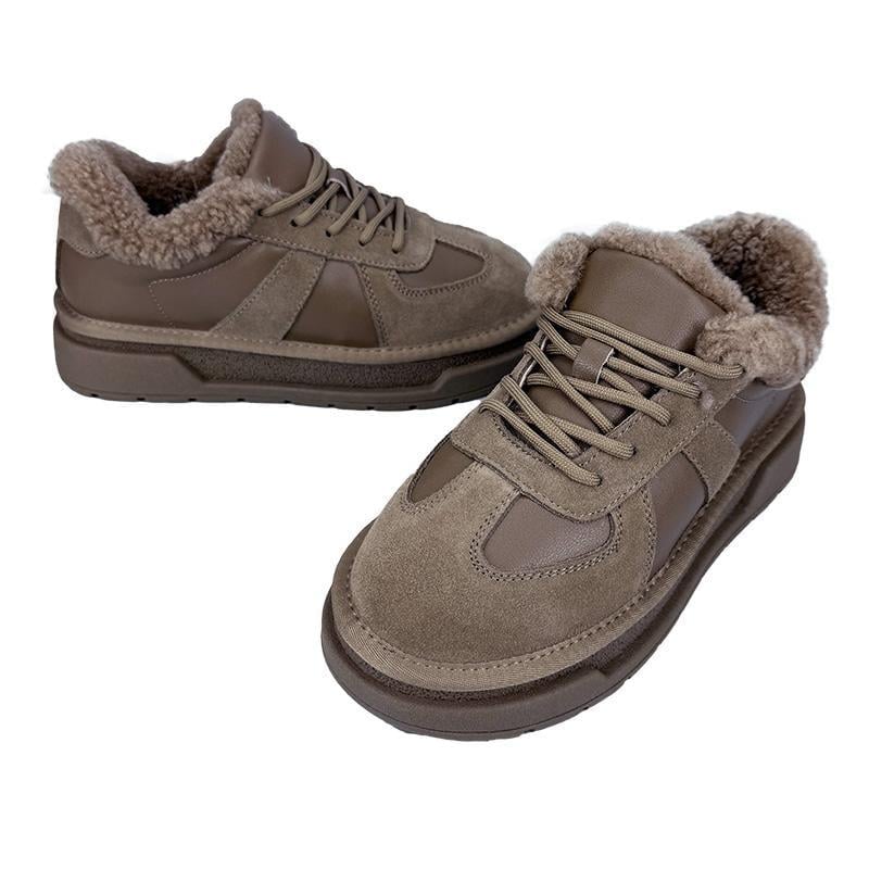 Кеди жіночі замшеві на шнурівці 6016-20 p. 37 23 см Коричневий - фото 2