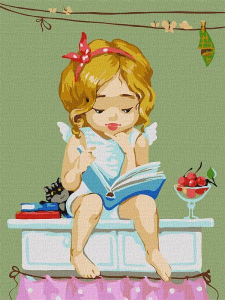 Картина по номерам Любимая книга