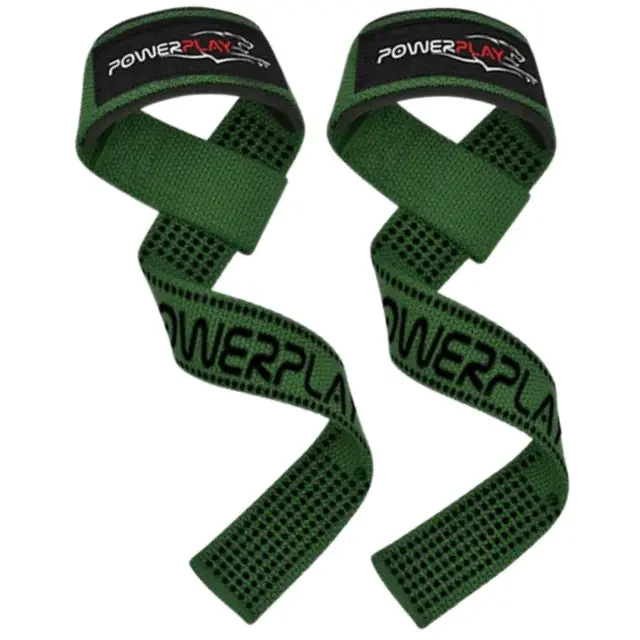 Лямки для тяги PowerPlay 7064 Lifting Gym Straps Зеленый (PP_7064_Green) - фото 1