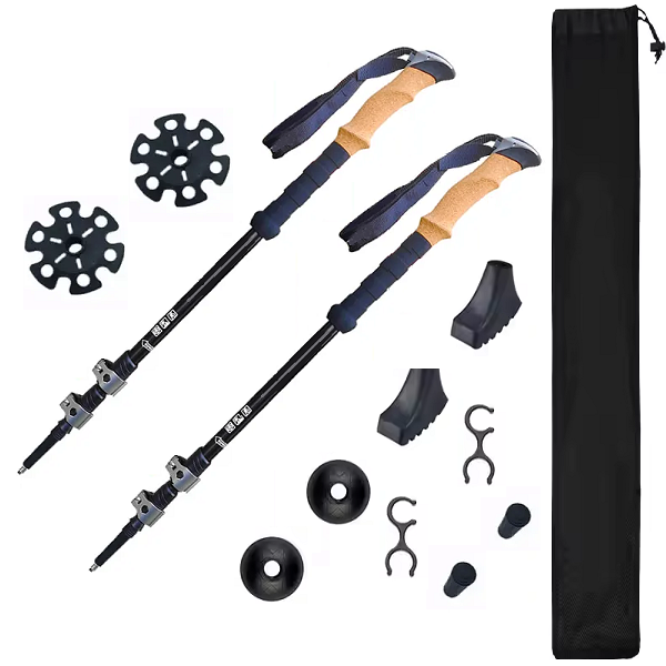 Трекинговые палки для скандинавской ходьбы Multicam DriveX Черный