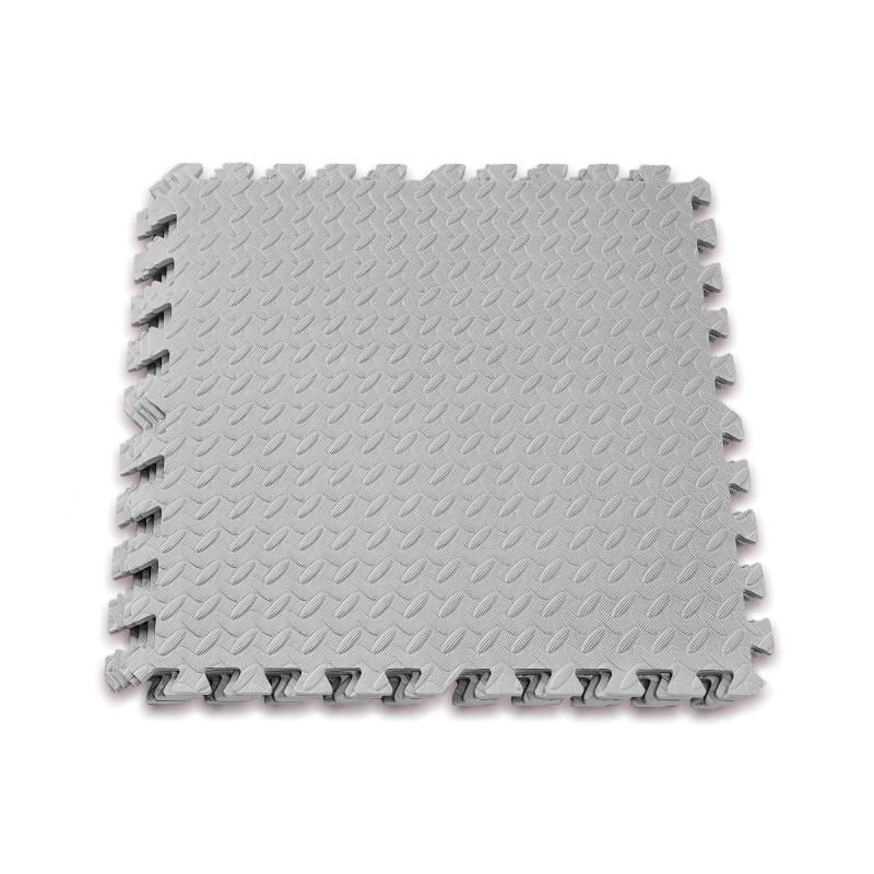 Мат-пазл татами ласточкин хвост Feel Fit покрытие для спортзала 1 штука 60х60х1 см Серый Мат-пазл татами ласточкин хвост Feel Fit покрытие для спортзала 1 штука 60х60х1 см Серый