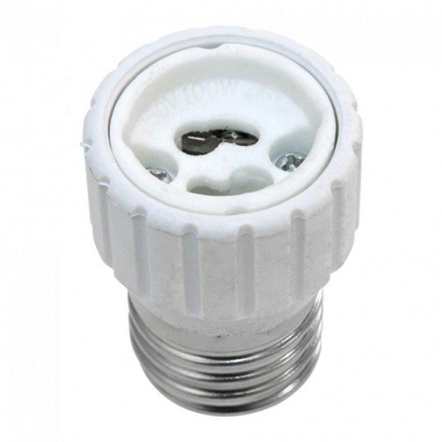 Патрон-переходник Lemanso LH 60 E27-GU10