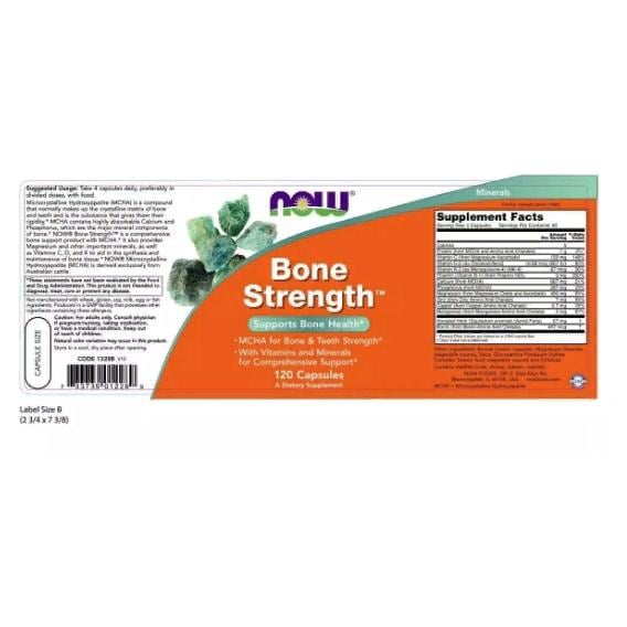 Комплекс для суглобів NOW Foods Bone Strength 120 Caps (NF1228) - фото 3