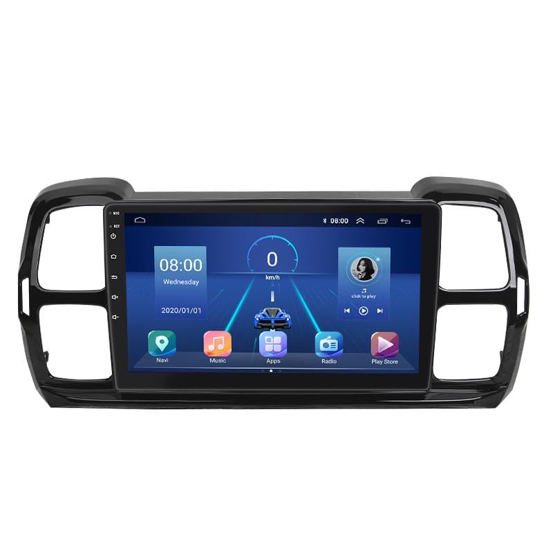 Магнитола штатная Lesko для Citroen C5 Aircross I 2018-н.в. экран 9" 6/128Gb 4G Wi-Fi GPS Top