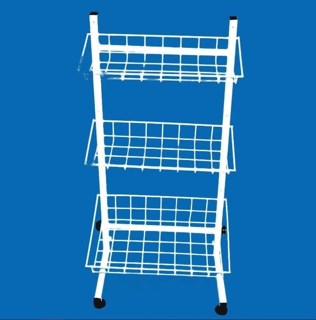 Стойка сетчатая на 3 полки ширина 66 см (AN006569)
