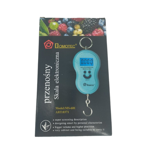 Весы электронные безмин/кантер Domotec MS-601 Smile до 40 кг точность 10 г Light Blue (93fdd6d1) - фото 2