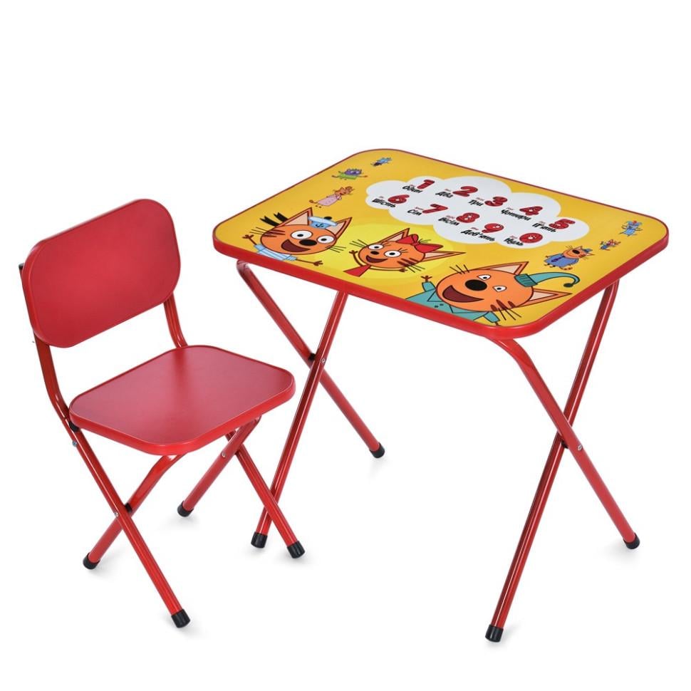 Стол детский складной Bambi комбинированный 59,5х44 см Красный (KL-154-R-136)