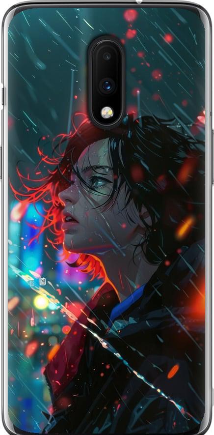 Чехол на OnePlus 7 Ночные огни (6096u-1740-42517)