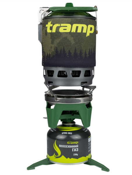 Система для приготовления пищи Tramp UTRG-049 и газовый картридж 230 г Olive (29344882)