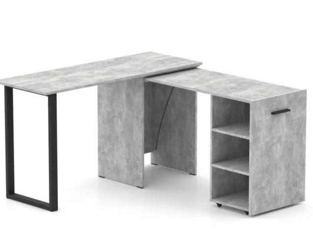 Стол-трансформер Knap Knap Hobana-Jumbo 135х50х77 см Ателье светлый - фото 1