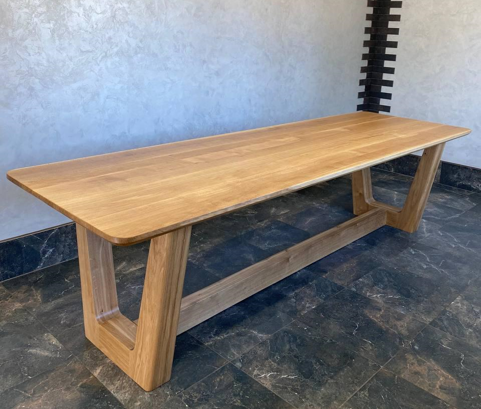 Обідній стіл Garz з масиву дуба 300х90х48 см