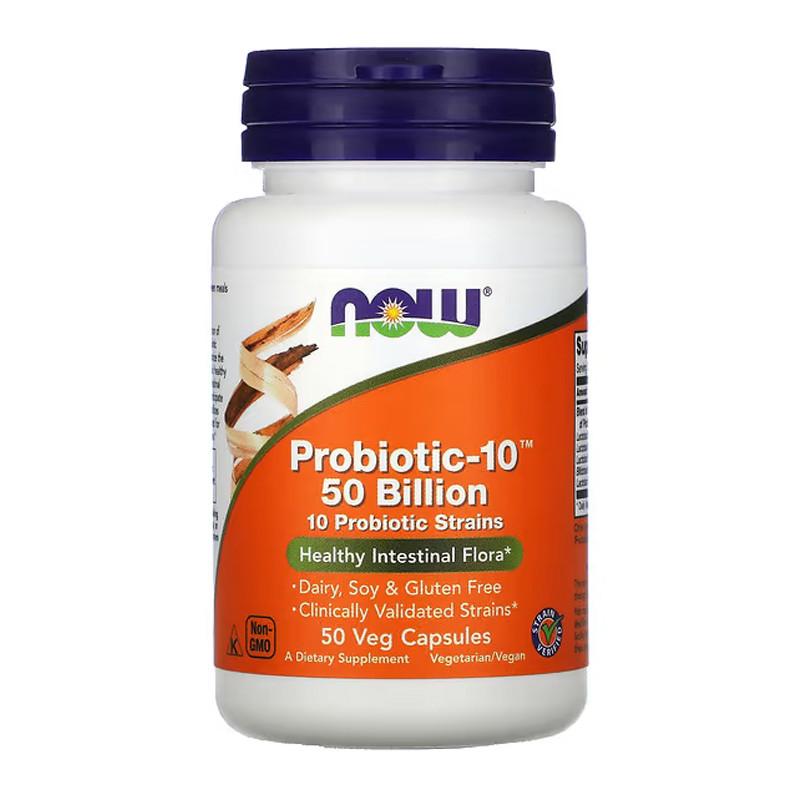 Пробіотики NOW Probiotic-10 50 Billion 50 капс. (18056-01)