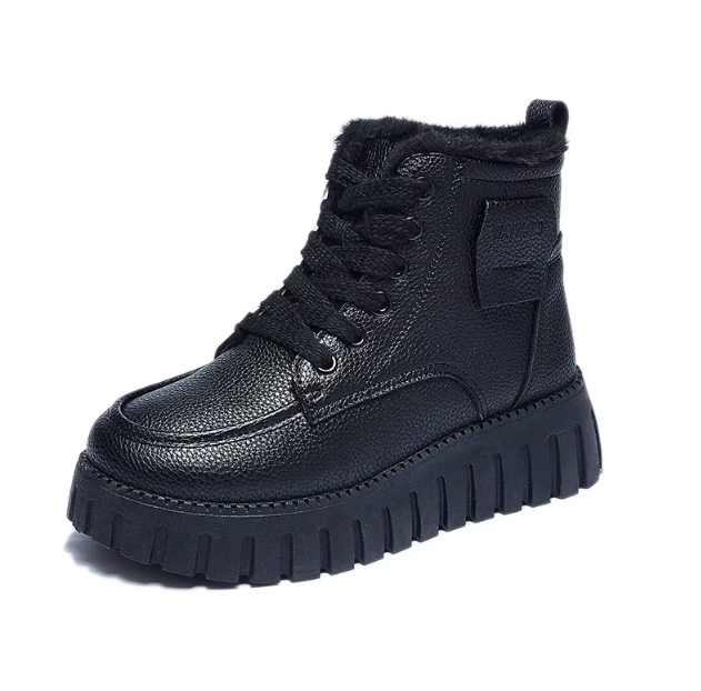 Ботинки женские с высокой подошвой C00226-5 39 23,5 см Черный