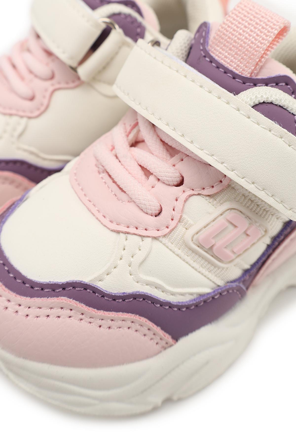 Кросівки для дівчинки ЦБ-00273833 на плоскій підошві р. 21 Білий (SKT001056367) - фото 4 Кросівки для дівчинки ЦБ-00273833 на плоскій підошві р. 21 Білий (SKT001056367) - фото 4