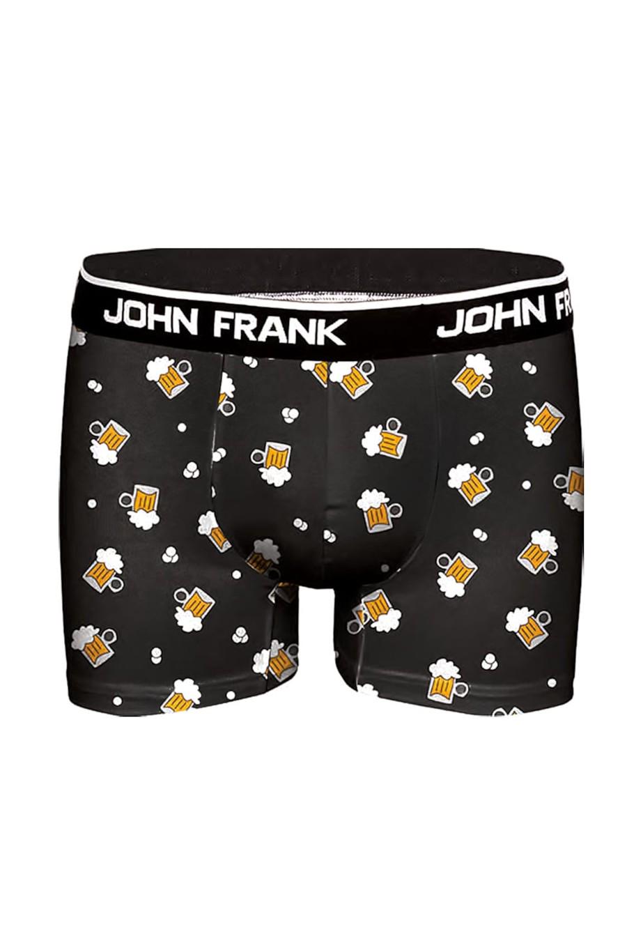 Трусы боксеры John Frank р. 52/XL Черный (58750)