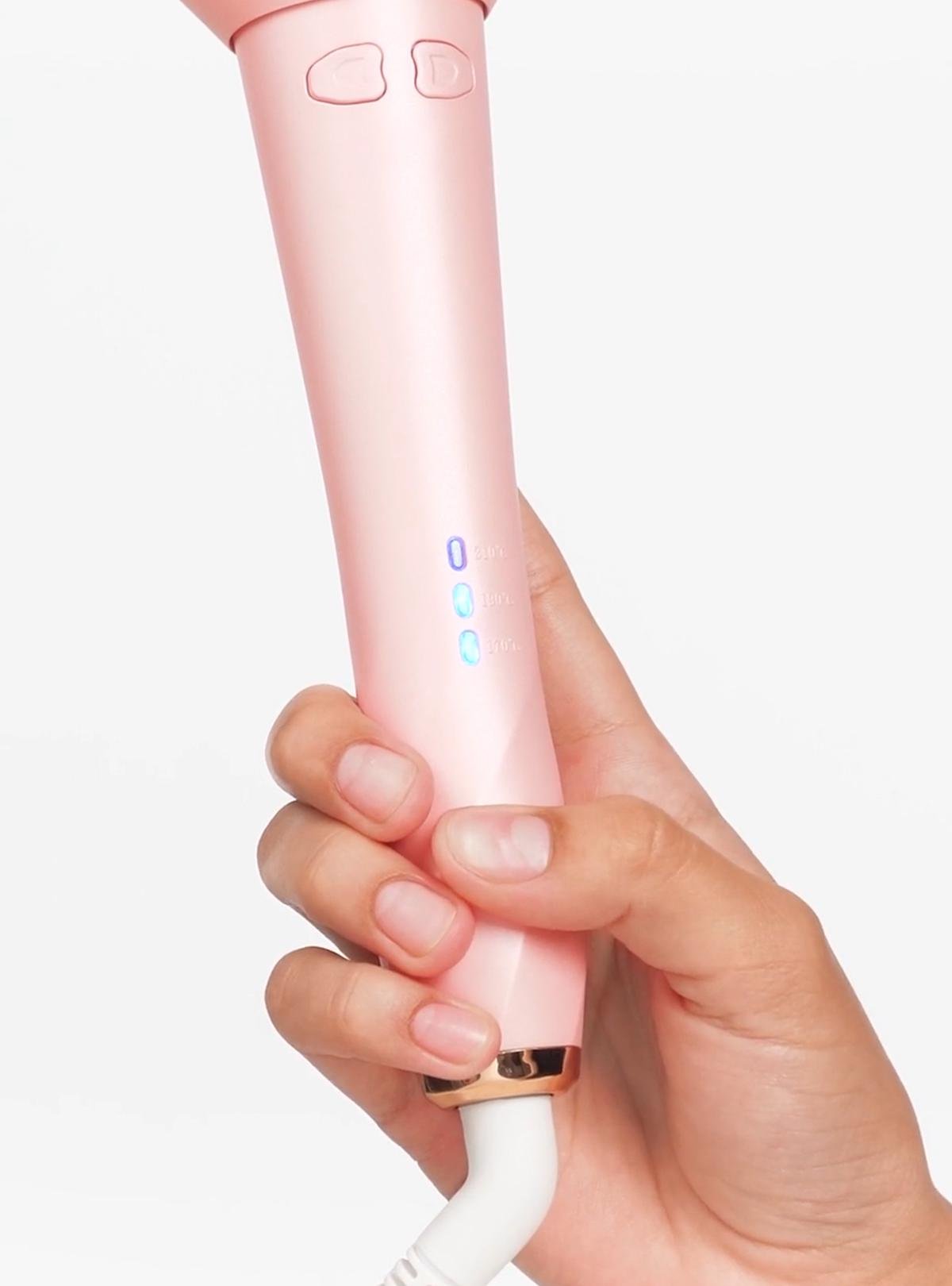 Плойка автоматична стайлер для волосся локонів і хвиль керамічне покриття OnePro Рожевий (73853) - фото 10 Плойка автоматична стайлер для волосся локонів і хвиль керамічне покриття OnePro Рожевий (73853) - фото 10