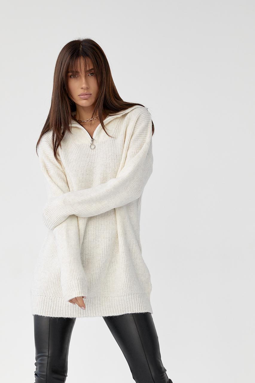 Туніка оверсайз L Молочний (9506343) - фото 6 Туніка оверсайз L Молочний (9506343) - фото 6