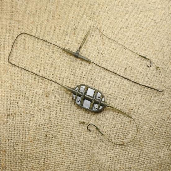 Оснастка карповая ORANGE #42 Classic Flat Metod Leadcore для бойла 60 г (3KB1570)