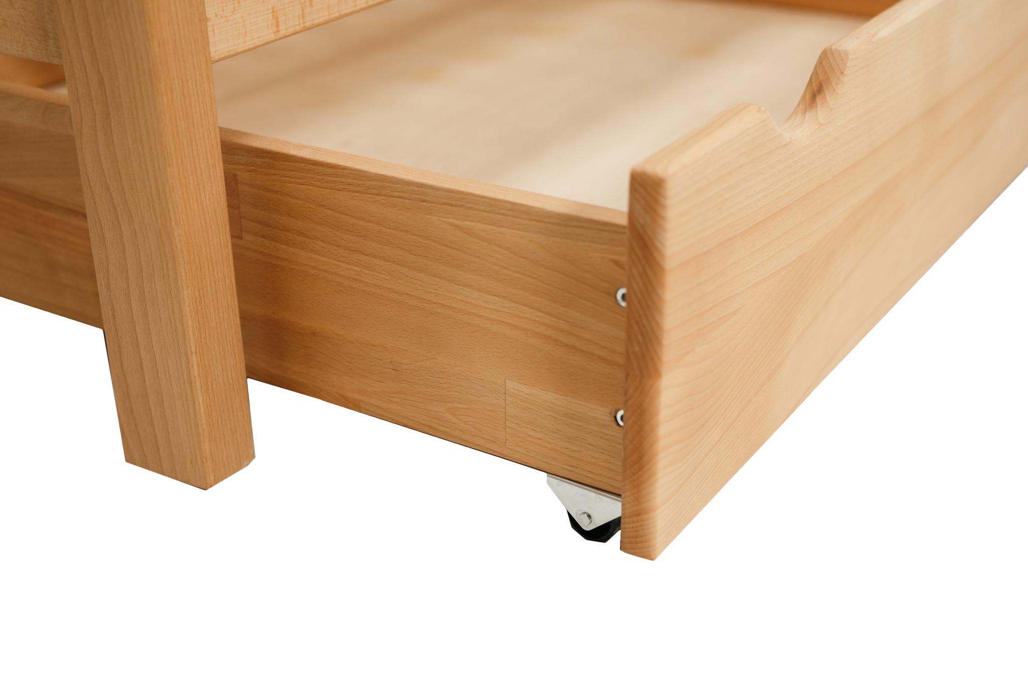 Ліжко підліткове двоярусний Goydalka Tokyo з шухлядою 190x80 см Натуральний - фото 3 Ліжко підліткове двоярусний Goydalka Tokyo з шухлядою 190x80 см Натуральний - фото 3