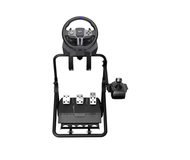 Руль с педалями и коробкой передач PXN V9 GEN2 + Стойка для руля PXN A9