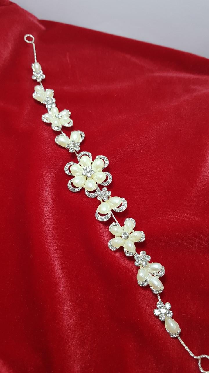 Заколка в волосы тип 15 с камнями и жемчугом Серебристый (1822734555) Заколка в волосы тип 15 с камнями и жемчугом Серебристый (1822734555)