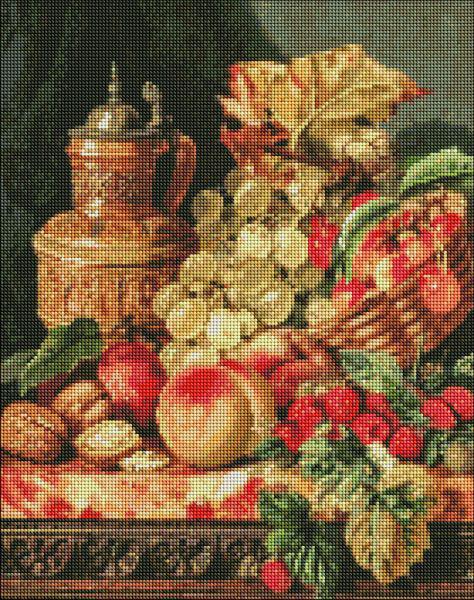 Алмазная мозаика Идейка Фруктовое разнообразие 40x50 см (Id-AMO7250)