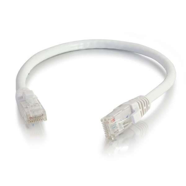 Патч-корд C2G Cat5e 24AWG 0,5 м с UTP экранированием Белый (CG83260)