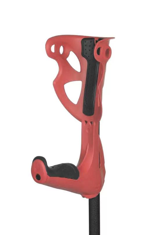 Милиця підлокітна FDI Opti Comfort Premium з м'якою ручкою Червоний - фото 2