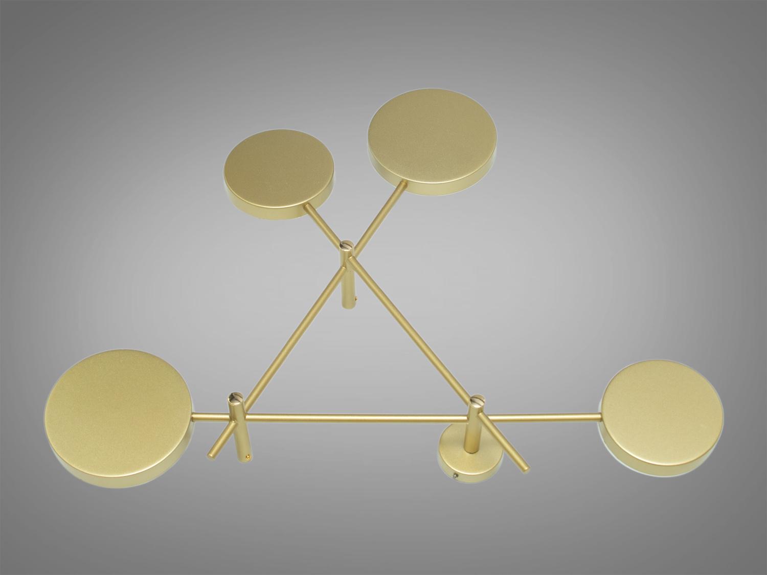 Современный светодиодный светильник 30W Золотой (8667) - фото 2 Современный светодиодный светильник 30W Золотой (8667) - фото 2