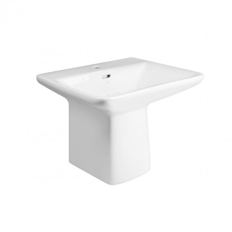 Раковина-моноблок Q-tap с донным клапаном Aquarius QT2111WL425W